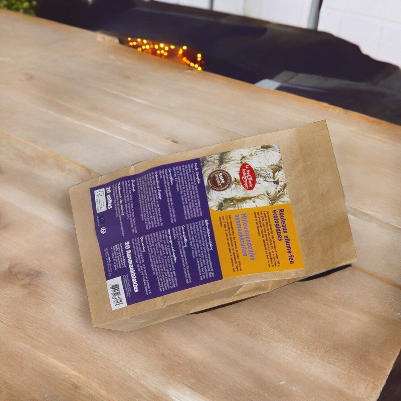 Allume-feu écologiques - 20 pièces - La droguerie écologique