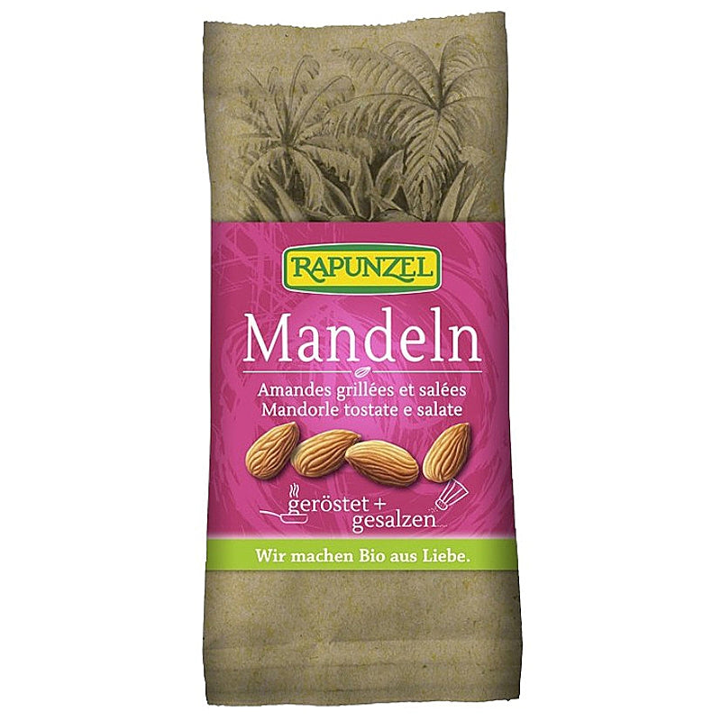Amandes grillées & salées BIO - 60g - Rapunzel