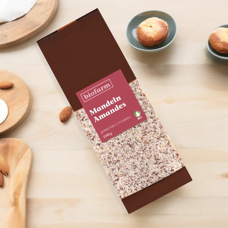 Bio-Mandeln, gemahlen – 200 g – Biofarm