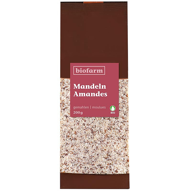 Bio-Mandeln, gemahlen – 200 g – Biofarm