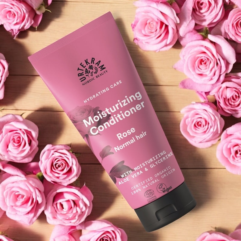 Apres shampooing bien etre intense bio rose 180 ml urtekram 3