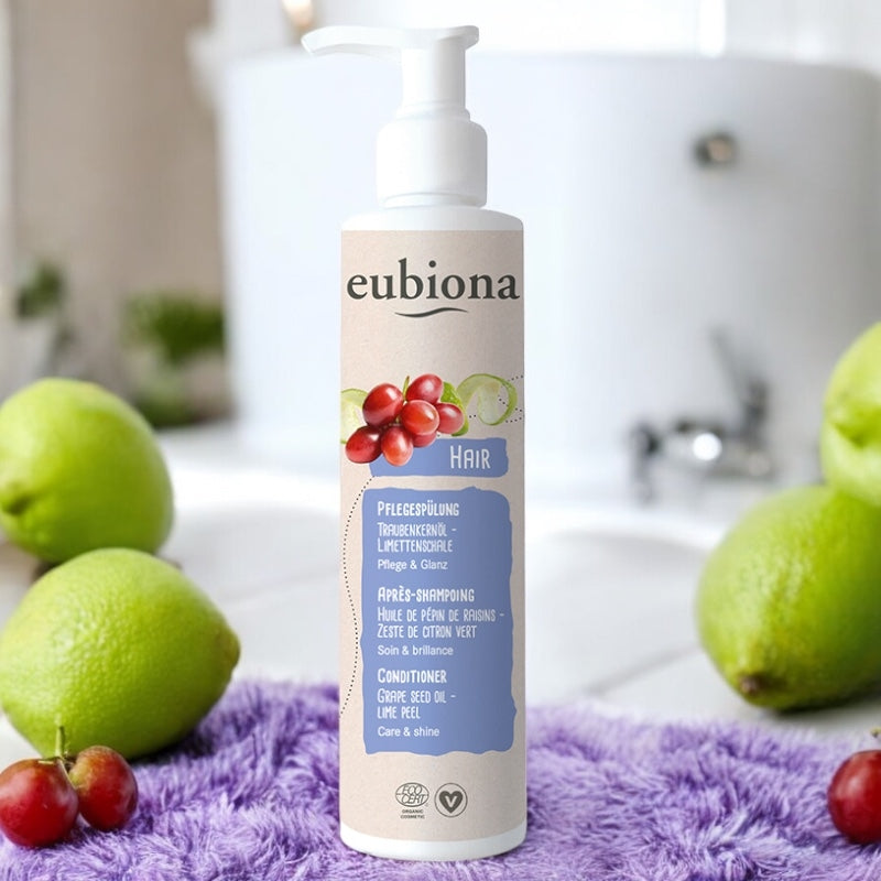 Bio-Spülung mit Traubenkernen und Limette – 200 ml – Eubiona