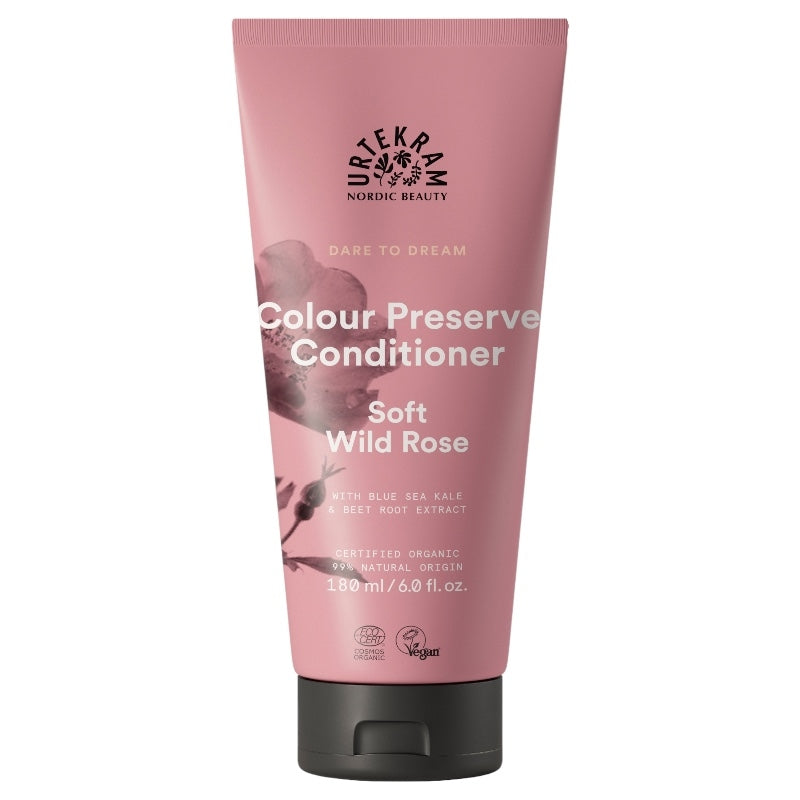 Bio-Pink-Conditioner für coloriertes Haar – 180 ml – Urtekram