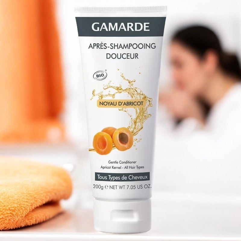 Gamarde Bio-Spülung mit Aprikose und Thermalwasser – 200 g