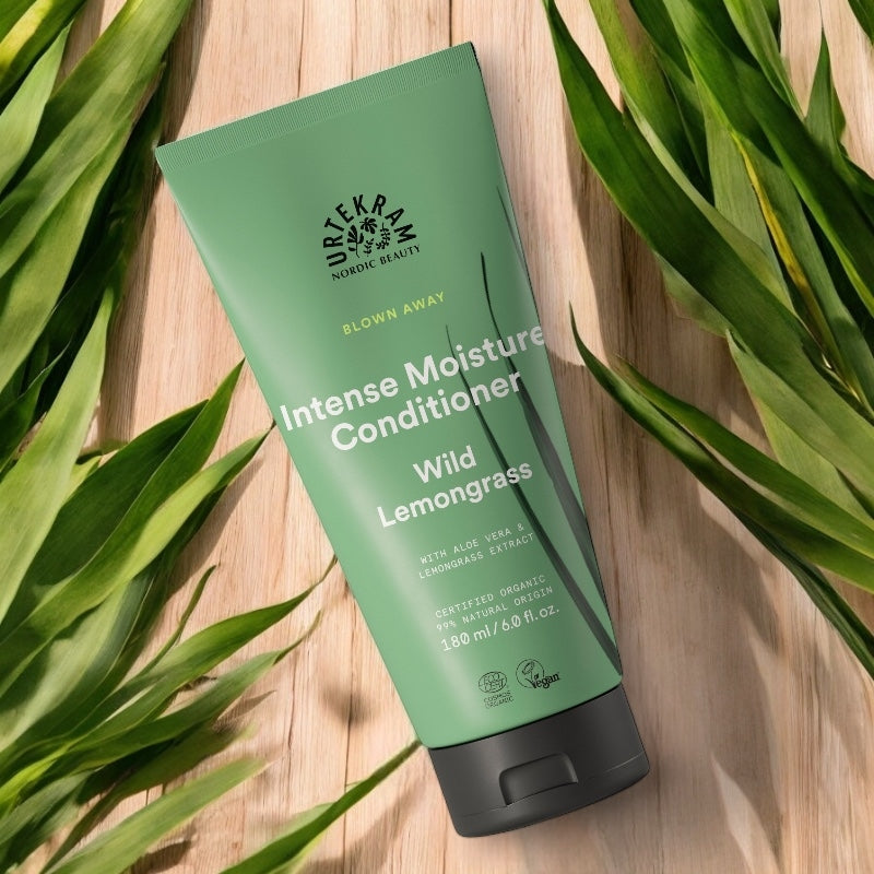 Bio-Feuchtigkeitsspülung mit Zitronengras – 180 ml – Urtekram