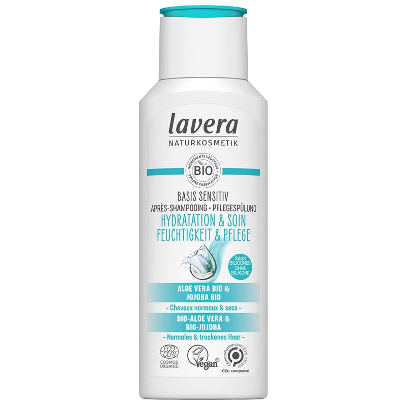 Feuchtigkeitsspendende und pflegende Bio-Spülung mit Aloe Vera und Jojoba – 200 ml – Lavera