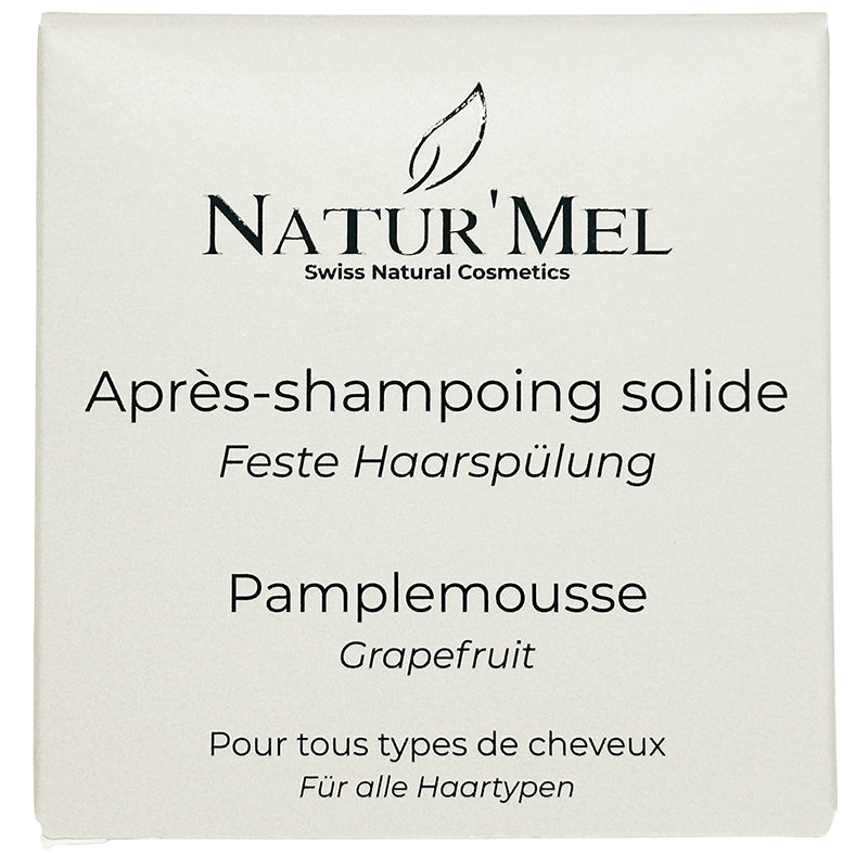 Après-shampooing solide pamplemousse - 65g - Natur'Mel