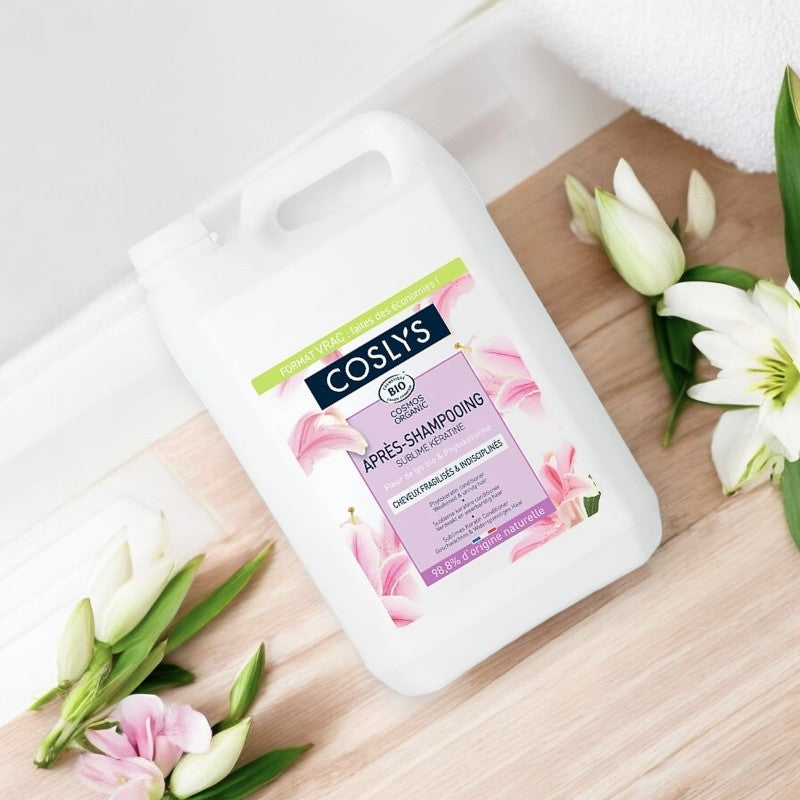 Après-shampooing sublime kératine BIO phytokératine & lys - 5kg - Coslys