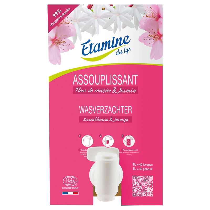 Assouplissant écologique fleur de cerisier & jasmin - 10kg - Etamine du Lys