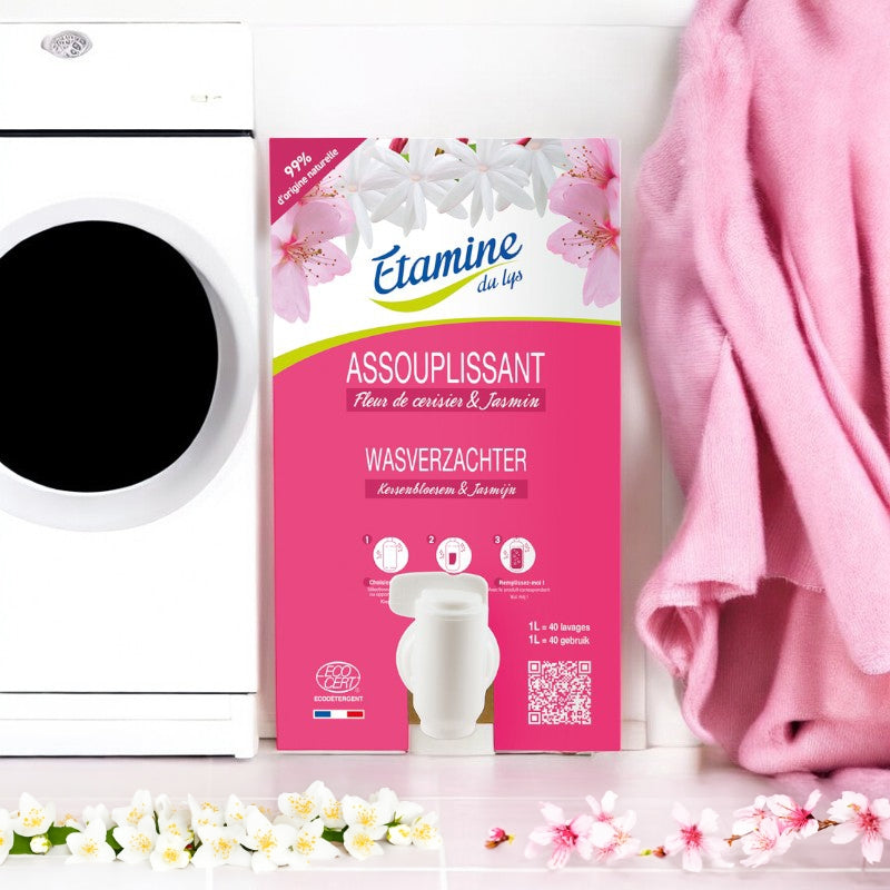 Assouplissant écologique fleur de cerisier & jasmin - 10kg - Etamine du Lys