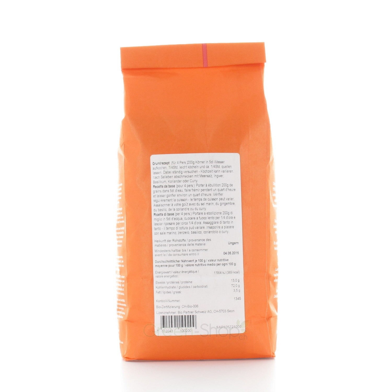 Avoine BIO - 1kg - Vanadis