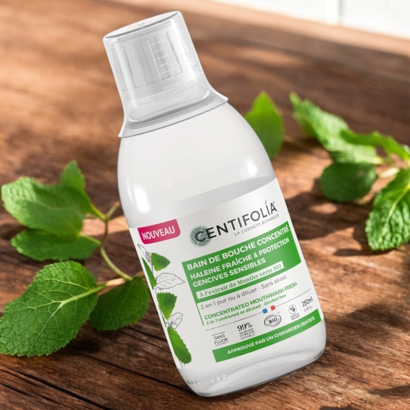 Konzentrierte Bio-Mundspülung mit Spearmint-Geschmack – 250 ml – Centifolia