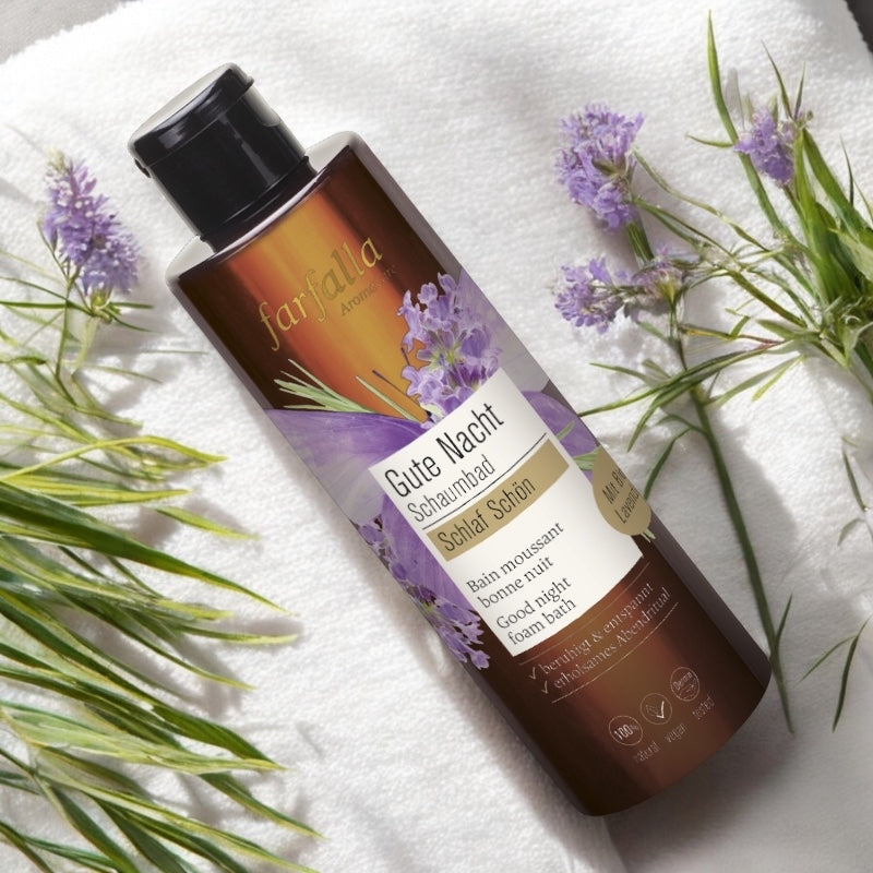 Bain moussant bonne nuit BIO lavande - 200ml - Farfalla