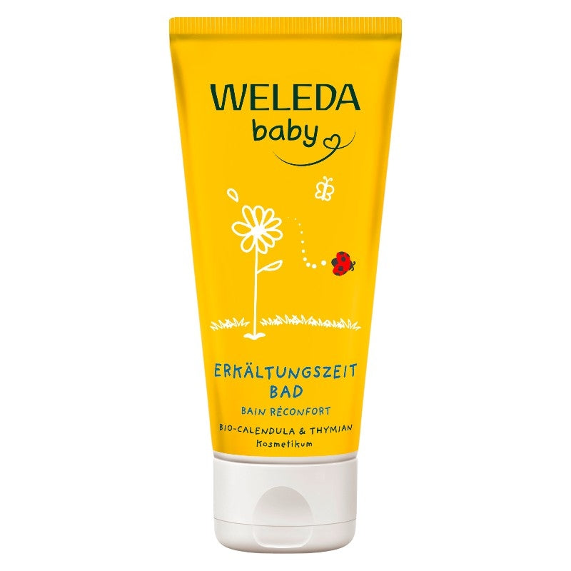 Weleda Bio-Babybad mit Ringelblume und Thymian – 75 ml