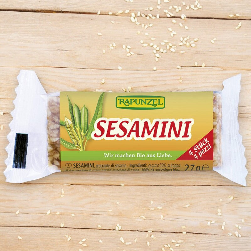 Barre croquante au sésame BIO Sesamini - 27g - Rapunzel