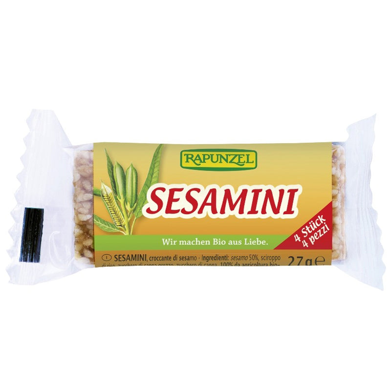 Barre croquante au sésame BIO Sesamini - 27g - Rapunzel