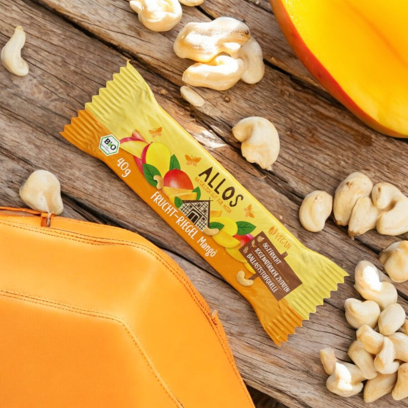 Bio-Mango-Fruchtriegel – 40 g – Allos