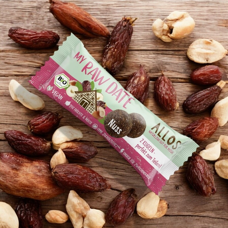 Bio-Dattel-Cashew-Riegel – 32 g – Allos