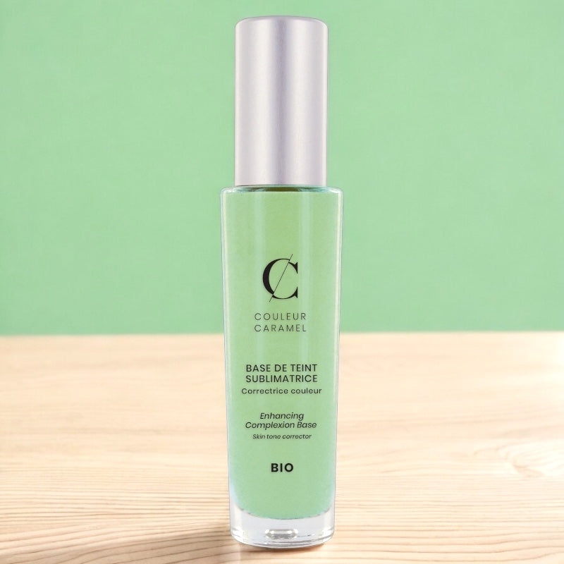 Base de teint sublimatrice Verte N°25 BIO - 30ml - Couleur Caramel