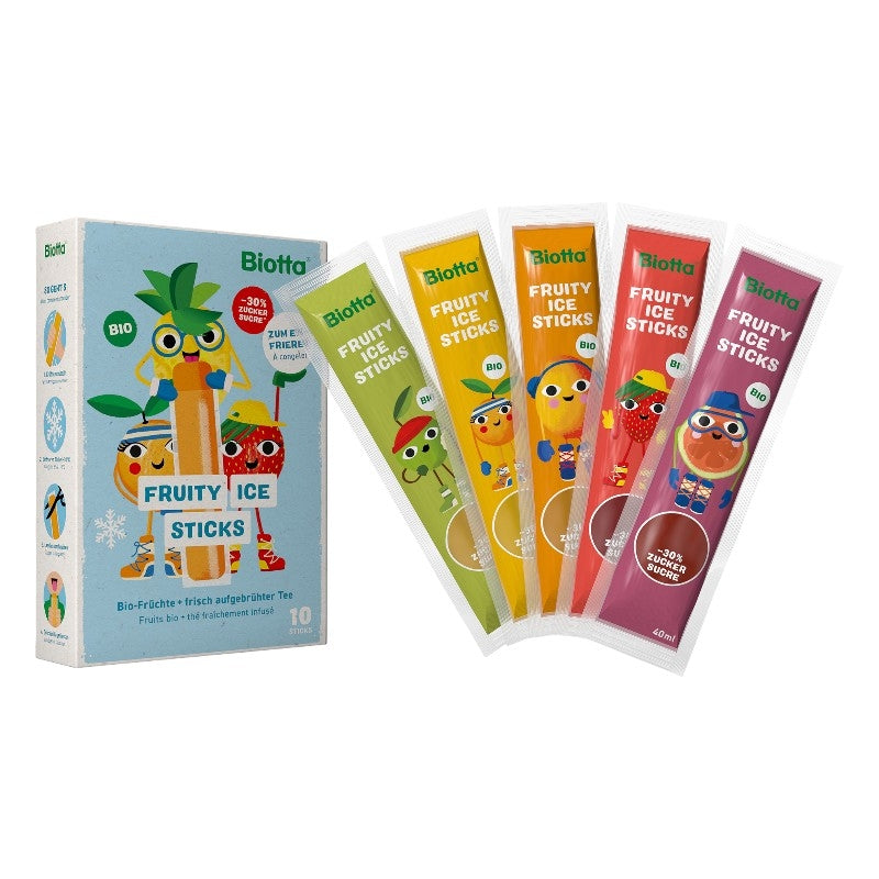 Bio-Saftsticks zum Einfrieren – 10 Stück – Biotta