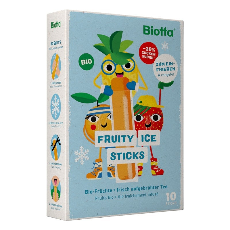 Bio-Saftsticks zum Einfrieren – 10 Stück – Biotta