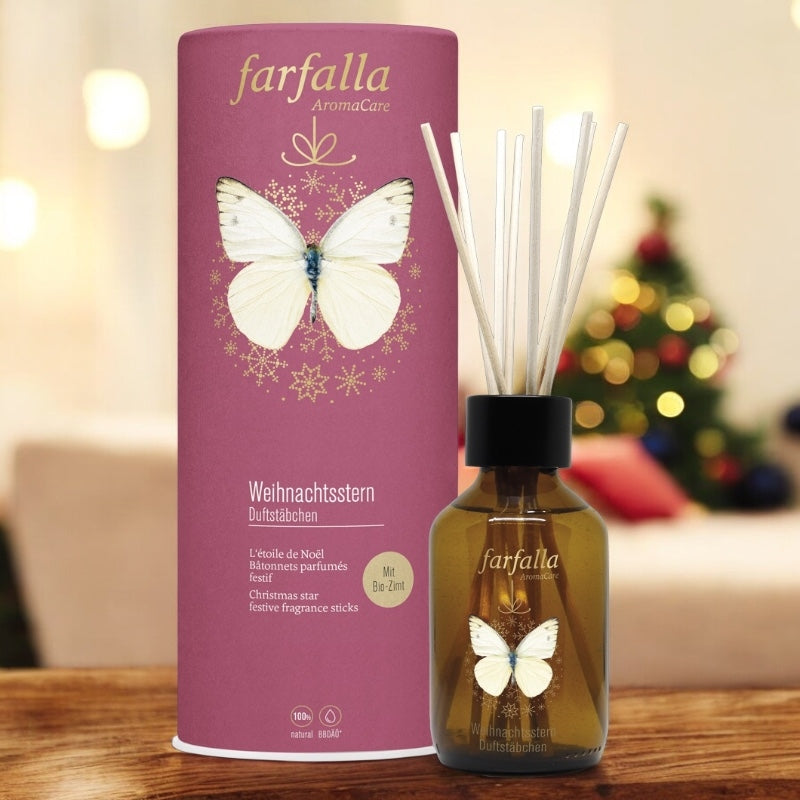 Weihnachtsstern-Duftstäbchen - 150 ml - Farfalla