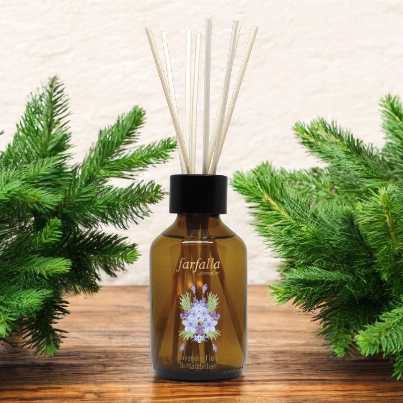 Lavendelfeld Entspannende Duftstäbchen - 150ml - Farfalle