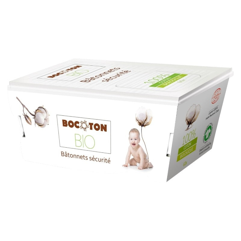 Sicherheitsstäbe für Babys aus Bio-Baumwolle – 60 Stück – Bocoton