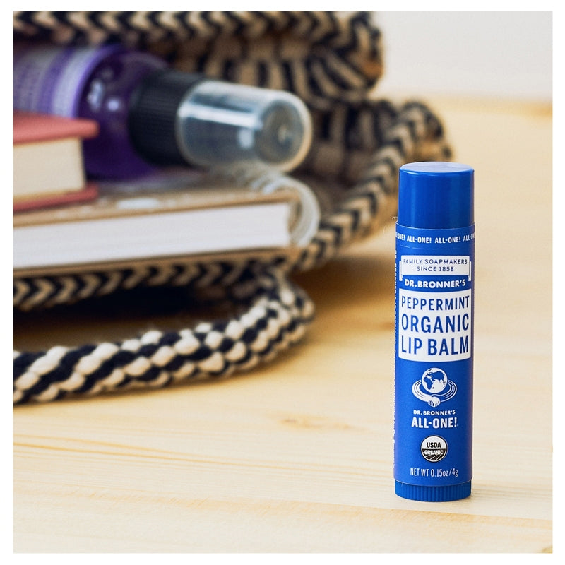 Baume a levres bio menthe poivree 4 g dr bronner s 3