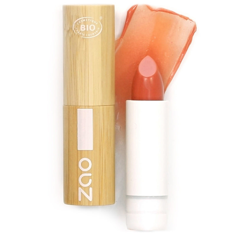 Color &amp; Plump Lippenbalsam Nude Orange Nr. 486 Bio - 3,5 g - Zao