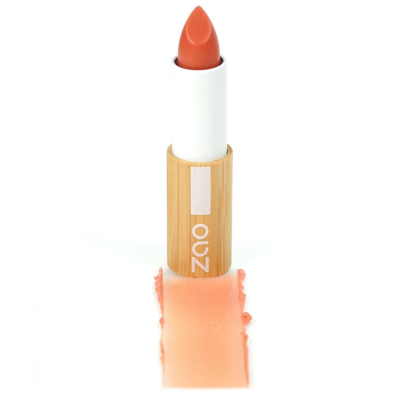 Color &amp; Plump Lippenbalsam Nude Orange Nr. 486 Bio - 3,5 g - Zao