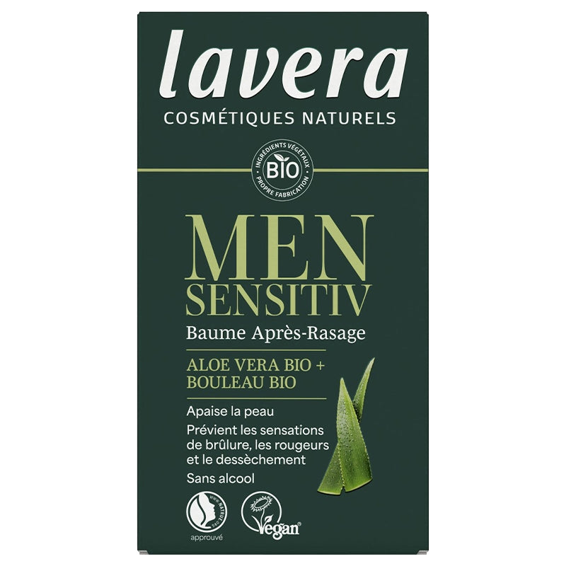 Bio-Aftershave-Balsam für Männer mit Aloe Vera und Birke – 100 ml – Lavera