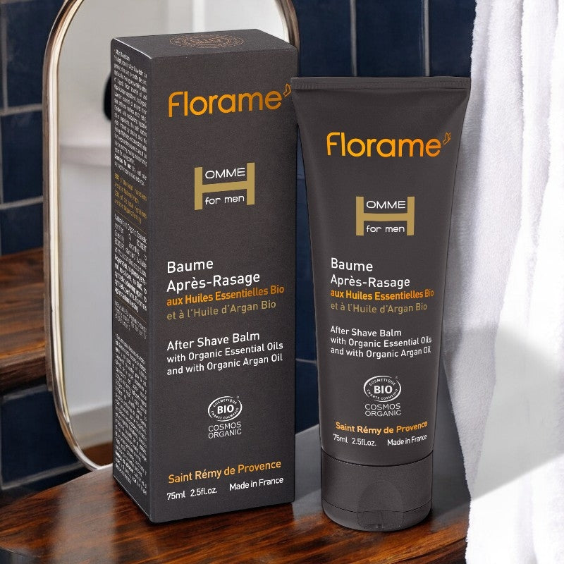 Bio-Aftershave-Balsam aus Zeder und Argan für Männer – 75 ml – Florame