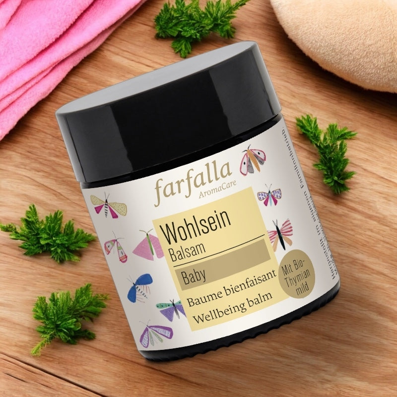 Baume bienfaisant bébé BIO thym - 30ml - Farfalla