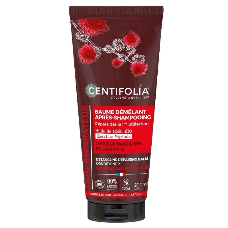 Baume démêlant réparateur après-shampooing BIO ricin - 200ml - Centifolia
