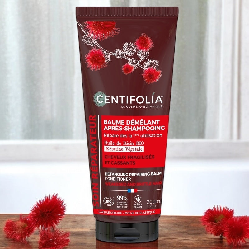 Baume démêlant réparateur après-shampooing BIO ricin - 200ml - Centifolia