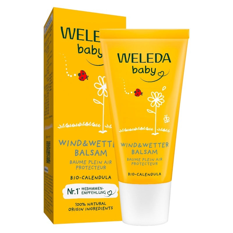 Weleda Bio-Ringelblumen-Baby-Schutzbalsam für draußen – 30 ml