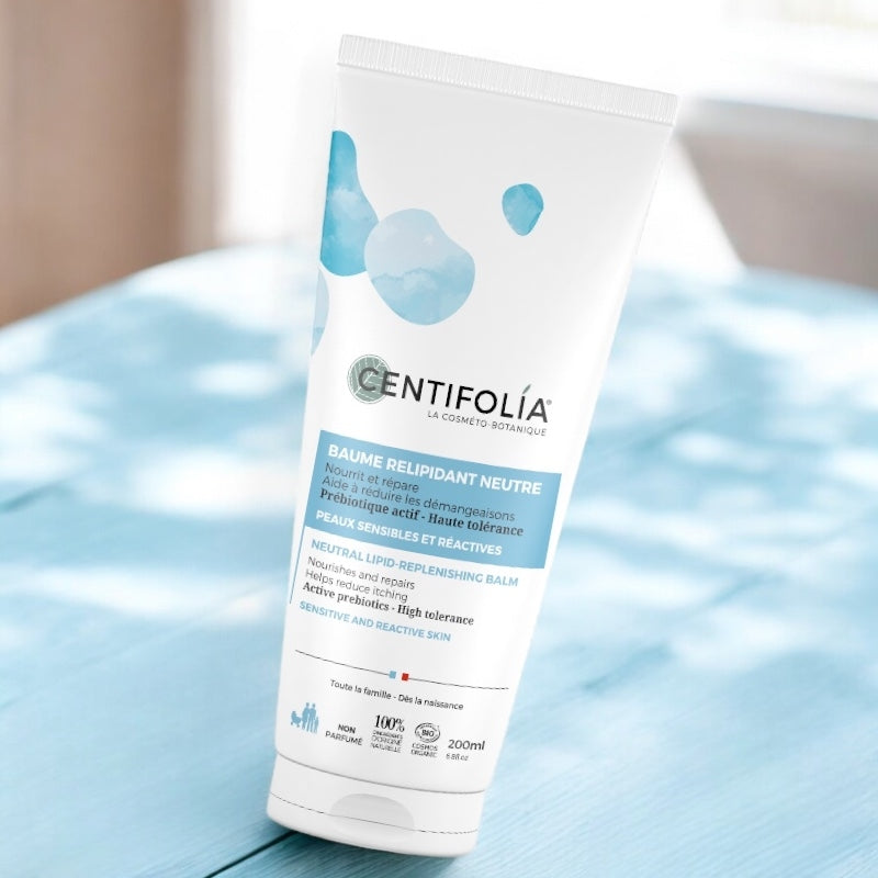 Neutraler, lipidauffüllender Balsam mit Bio-Shea und Aloe Vera – 200 ml – Centifolia