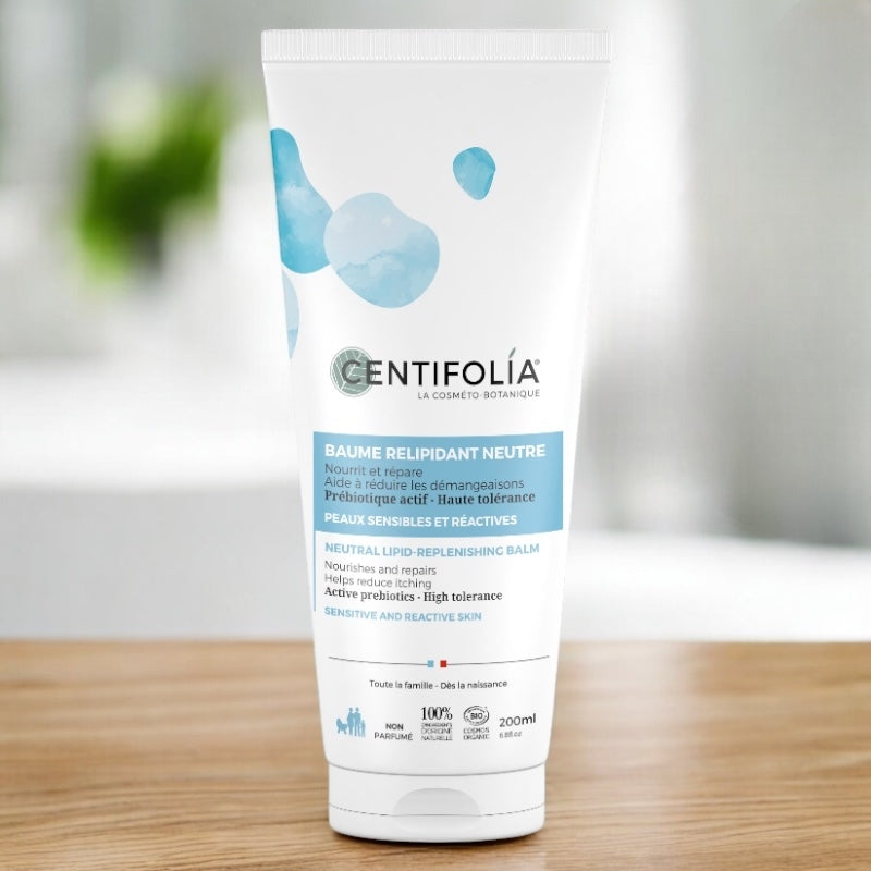 Neutraler, lipidauffüllender Balsam mit Bio-Shea und Aloe Vera – 200 ml – Centifolia