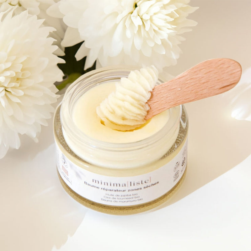 Bio-Jojoba-Reparaturbalsam für trockene Hautpartien – 50 ml – Minimalistee