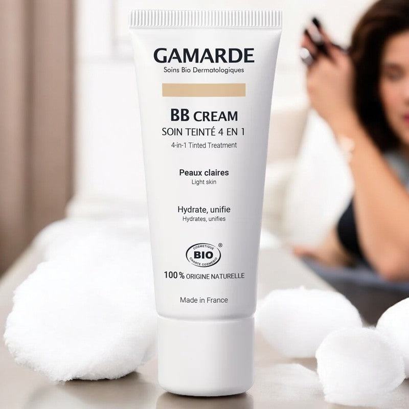 Gamarde Bio-BB-Creme für helle Haut mit Arganöl und Thermalwasser – 40 g