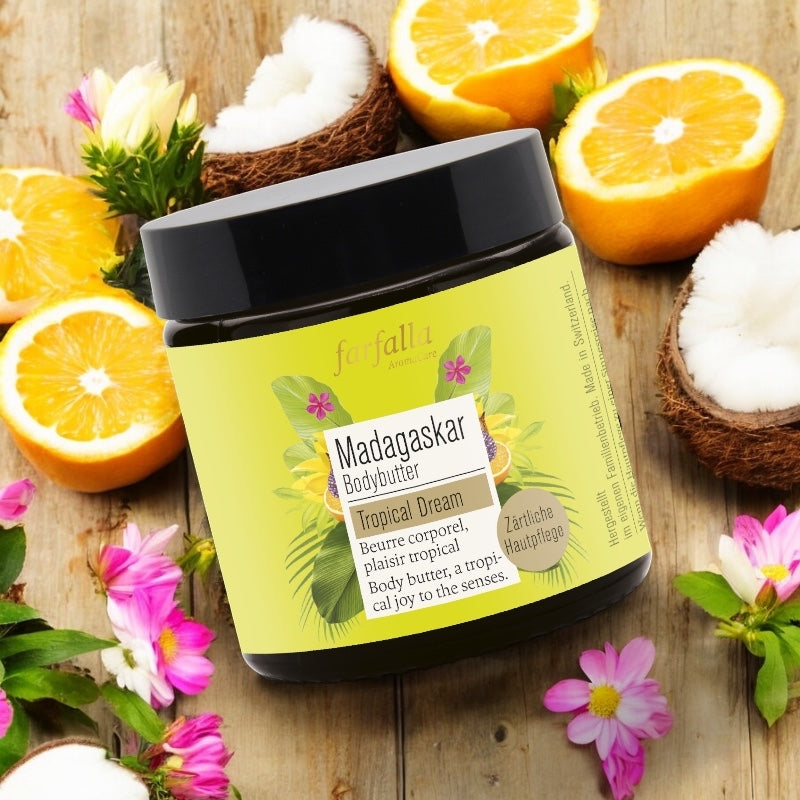 Beurre corporel plaisir tropical BIO vanille & coco - 100ml - Farfalla