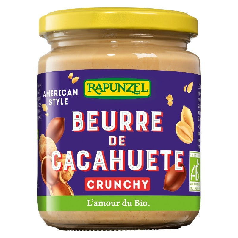 Beurre de cacahuète à l'américaine BIO - 250g - Rapunzel