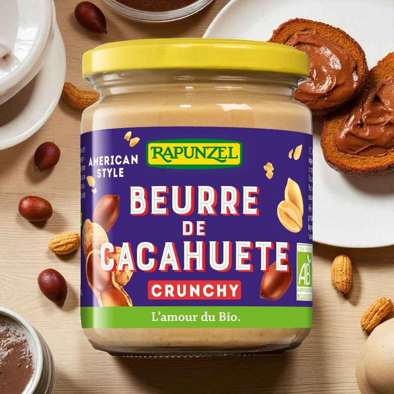 Beurre de cacahuète à l'américaine BIO - 250g - Rapunzel