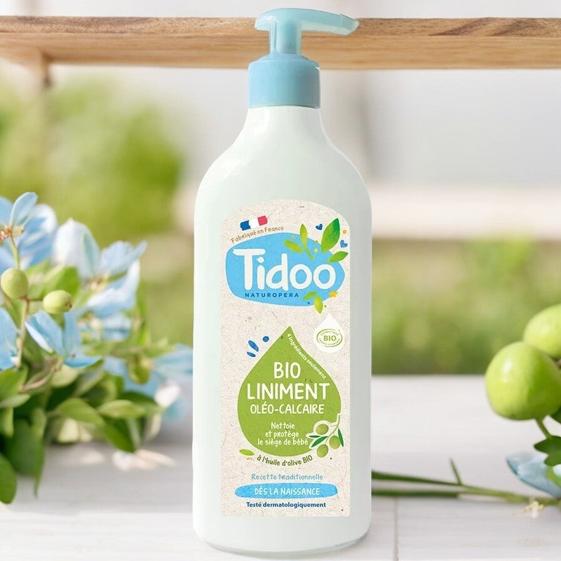 Bioliniment oléo-calcaire bébé olive - 450ml - Tidoo