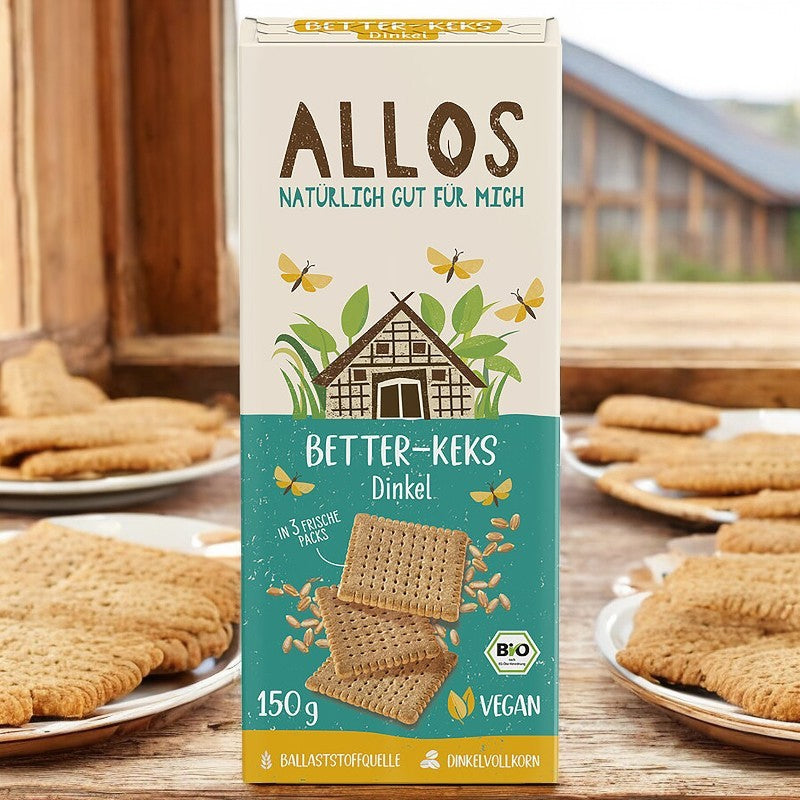 Bio-Dinkelkekse - 150 g - Allos