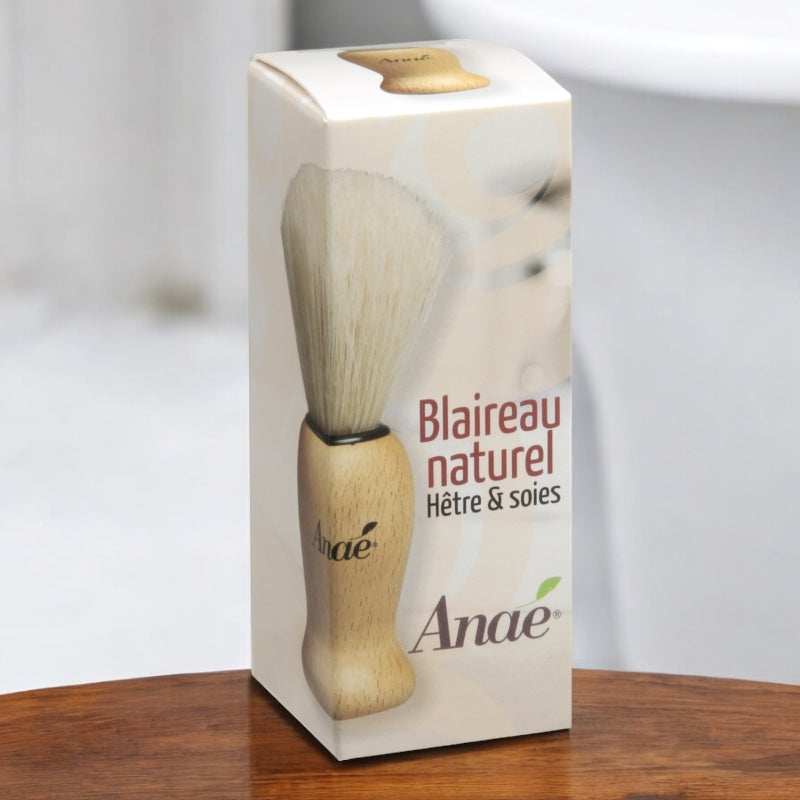 Blaireau en hêtre et soie naturelle - Anaé