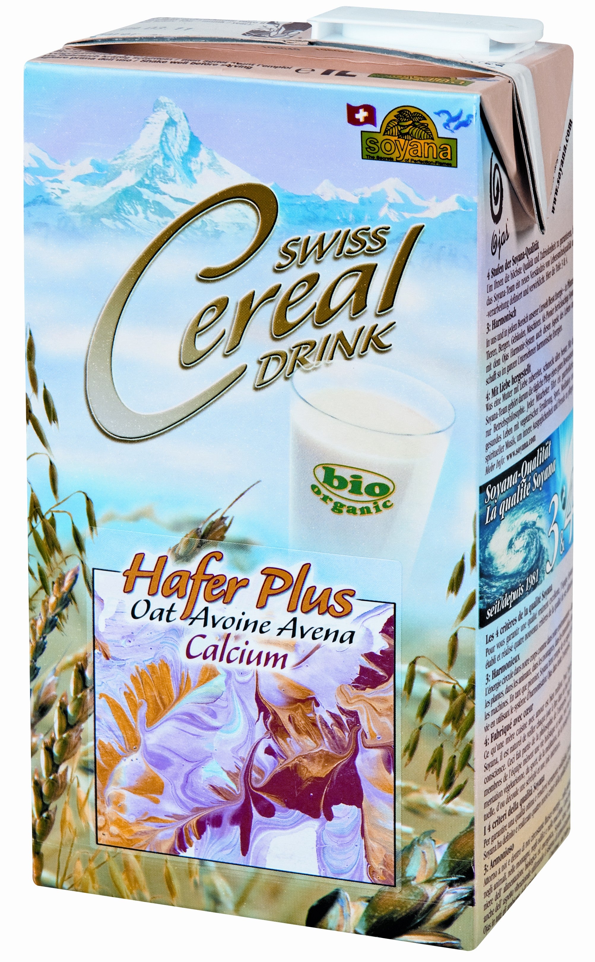 Bio-Haferdrink mit Kalziumzusatz – 1 l – Soyana