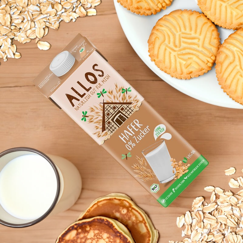 Bio-Haferdrink (ungesüßt) – 1 l – Allos