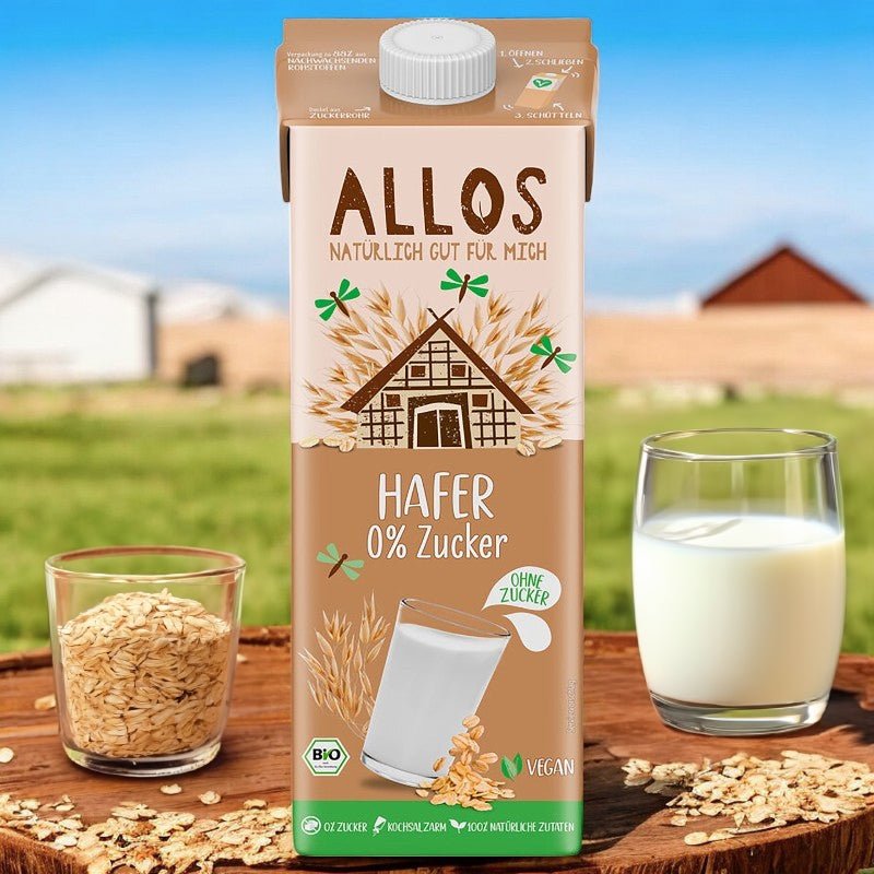 Bio-Haferdrink (ungesüßt) – 1 l – Allos